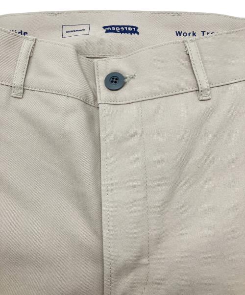 DESCENDANT（ディセンダント）DESCENDANT (ディセンダント) WORK TROUSERS UNSAIORI raregem ベージュ サイズ:1の古着・服飾アイテム