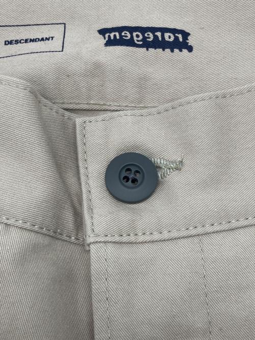 DESCENDANT（ディセンダント）DESCENDANT (ディセンダント) WORK TROUSERS UNSAIORI raregem ベージュ サイズ:1の古着・服飾アイテム