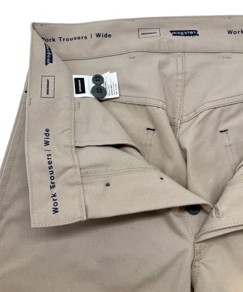DESCENDANT（ディセンダント）DESCENDANT (ディセンダント) WORK TROUSERS UNSAIORI raregem ベージュ サイズ:1の古着・服飾アイテム