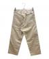 DESCENDANT (ディセンダント) WORK TROUSERS UNSAIORI raregem ベージュ サイズ:1：20000円