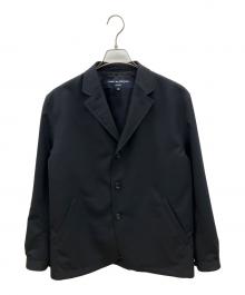 COMME des GARCONS HOMME（コムデギャルソン オム）の古着「ウールトロテーラードジャケット　AD2020･21SS」｜ブラック
