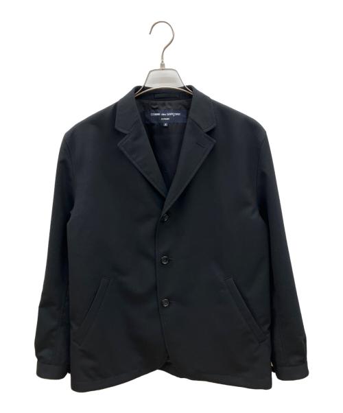 COMME des GARCONS HOMME（コムデギャルソン オム）COMME des GARCONS HOMME (コムデギャルソン オム) ウールトロテーラードジャケット　AD2020･21SS ブラック サイズ:Sの古着・服飾アイテム