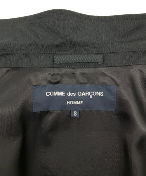 COMME des GARCONS HOMME（コムデギャルソン オム）COMME des GARCONS HOMME (コムデギャルソン オム) ウールトロテーラードジャケット　AD2020･21SS ブラック サイズ:Sの古着・服飾アイテム