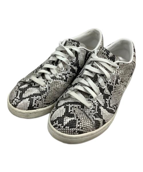 adidas（アディダス）adidas (アディダス) HYKE (ハイク) STANSMITH グレー×ホワイト サイズ:26の古着・服飾アイテム