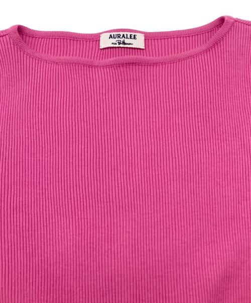 AURALEE（オーラリー）AURALEE (オーラリー) Ron Herman (ロンハーマン) 長袖カットソー ショッキングピンク サイズ:1の古着・服飾アイテム