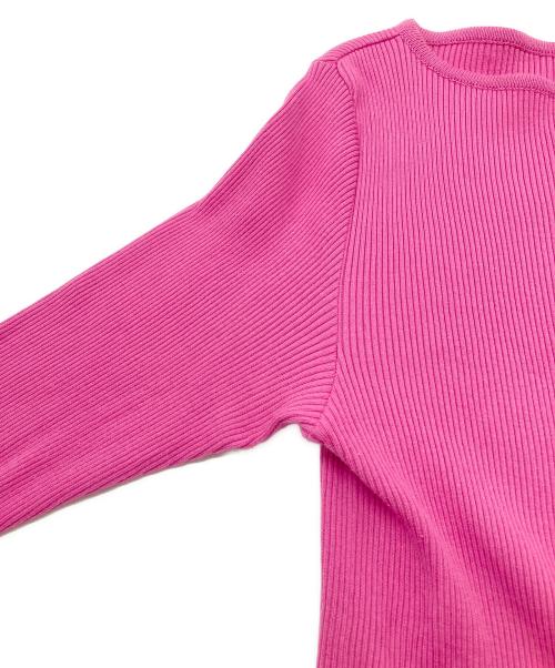 AURALEE（オーラリー）AURALEE (オーラリー) Ron Herman (ロンハーマン) 長袖カットソー ショッキングピンク サイズ:1の古着・服飾アイテム