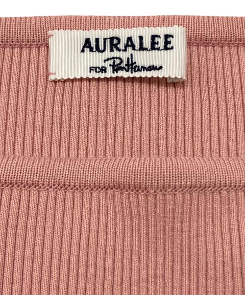 AURALEE（オーラリー）AURALEE (オーラリー) Ron Herman (ロンハーマン) 長袖カットソー ライトピンク サイズ:1の古着・服飾アイテム