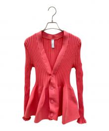 CFCL（シーエフシーエル）の古着「POTTERY CARDIGAN」｜ショッキングピンク