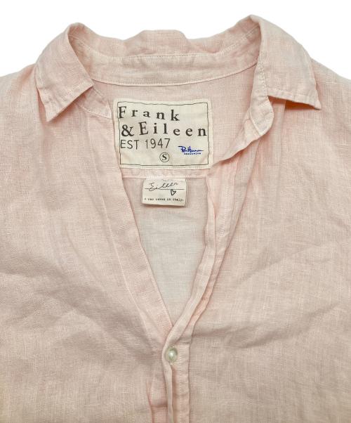Frank&Eileen（フランクアンドアイリーン）Frank&Eileen (フランクアンドアイリーン) Ron Herman (ロンハーマン) リネンシャツ ピンク サイズ:Sの古着・服飾アイテム