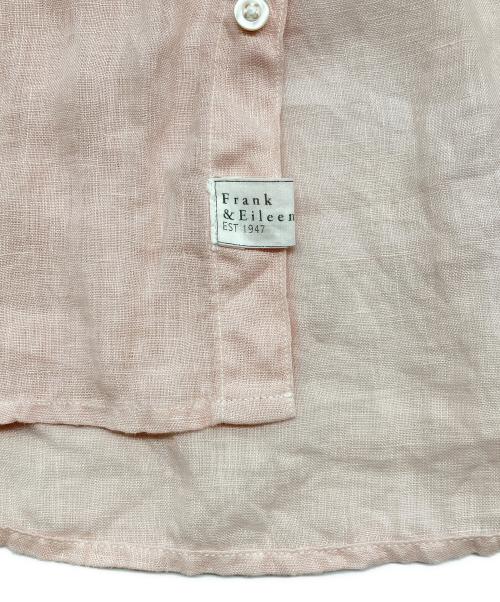 Frank&Eileen（フランクアンドアイリーン）Frank&Eileen (フランクアンドアイリーン) Ron Herman (ロンハーマン) リネンシャツ ピンク サイズ:Sの古着・服飾アイテム
