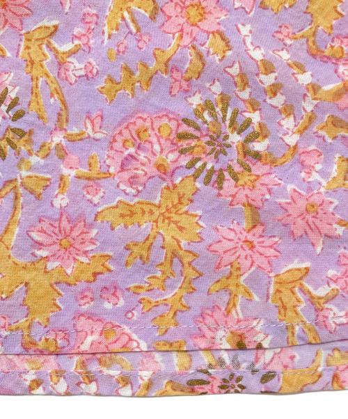 Ron Herman（ロンハーマン）Ron Herman (ロンハーマン) 長袖ワンピース　花柄 ピンク×パープル サイズ:Sの古着・服飾アイテム