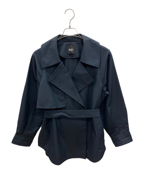 PLST（プラステ）PLST (プラステ) リラクシーショ-トートレンチコート ネイビー サイズ:Lの古着・服飾アイテム