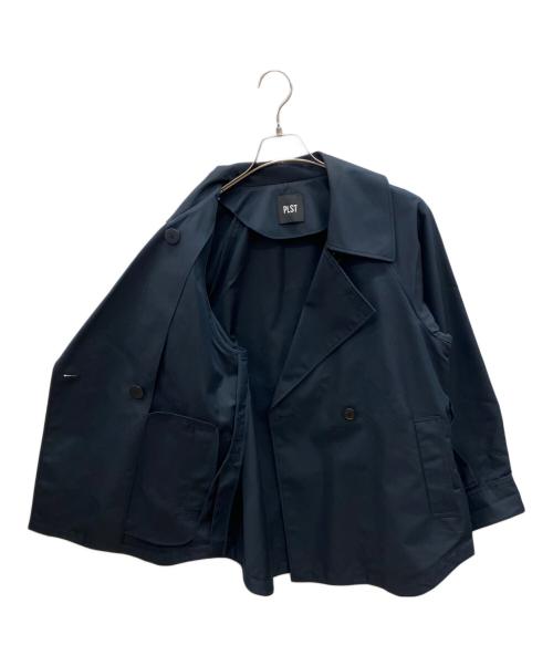 PLST（プラステ）PLST (プラステ) リラクシーショ-トートレンチコート ネイビー サイズ:Lの古着・服飾アイテム