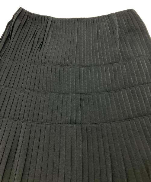 L'AUBE BLANK（ローブ ブラン）L'AUBE BLANK (ローブ ブラン) プリーツスカート ブラック サイズ:Ｍの古着・服飾アイテム