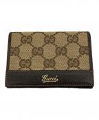 GUCCIグッチ）の古着「名刺入れ」｜ブラウン