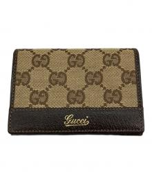 GUCCI（グッチ）の古着「名刺入れ」｜ブラウン