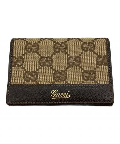 中古・古着通販】GUCCI (グッチ) 名刺入れ ブラウン｜ブランド・古着