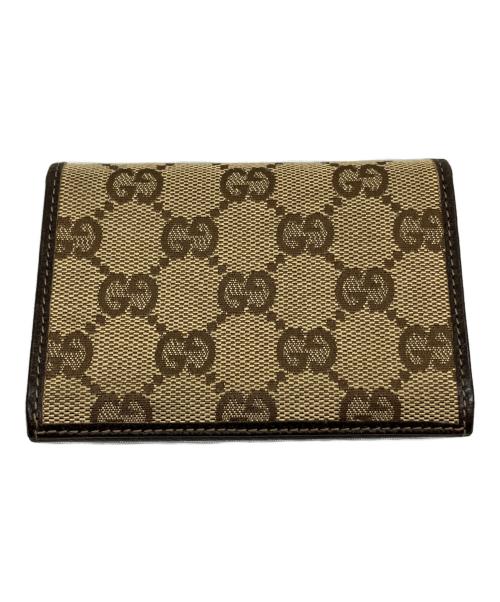GUCCI（グッチ）GUCCI (グッチ) 名刺入れ ブラウンの古着・服飾アイテム