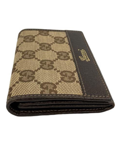 GUCCI（グッチ）GUCCI (グッチ) 名刺入れ ブラウンの古着・服飾アイテム