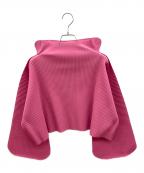 ISSEY MIYAKEイッセイミヤケ）の古着「長袖カットソー 25SS puzzle PLEATS」｜ピンク