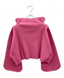ISSEY MIYAKE（イッセイミヤケ）の古着「長袖カットソー 25SS puzzle PLEATS」｜ピンク