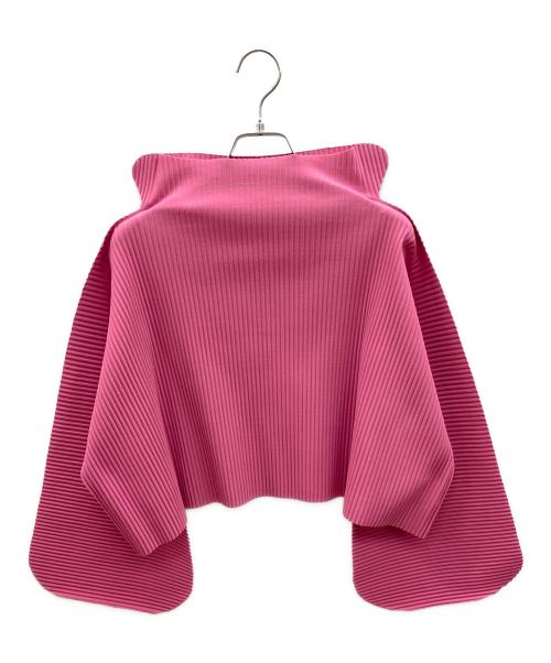 ISSEY MIYAKE（イッセイミヤケ）ISSEY MIYAKE (イッセイミヤケ) 長袖カットソー 25SS puzzle PLEATS ピンク サイズ:不明の古着・服飾アイテム