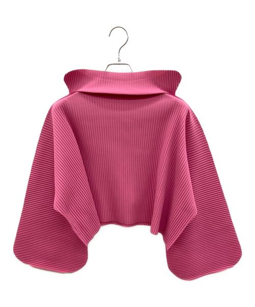 ISSEY MIYAKE（イッセイミヤケ）ISSEY MIYAKE (イッセイミヤケ) 長袖カットソー 25SS puzzle PLEATS ピンク サイズ:不明の古着・服飾アイテム