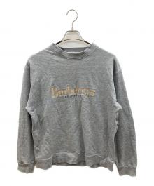Burberry's（バーバリー）の古着「90sロゴ刺繍スウェット　白タグ　古着」｜グレー