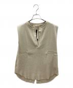 R JUBILEEアールジュビリー）の古着「ノースリーブカットソー」｜ベージュ