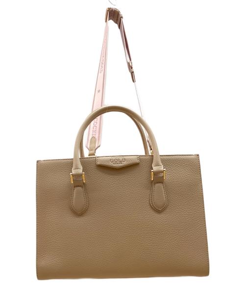 COCOCELUX GOLD（ココセリュックスゴールド）COCOCELUX GOLD (ココセリュックスゴールド) 2WAYバッグ ベージュの古着・服飾アイテム