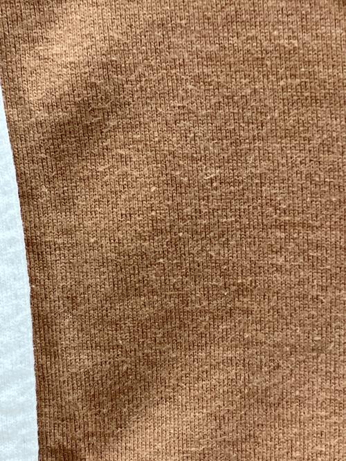 SUPREME（シュプリーム）SUPREME (シュプリーム) Reconstructed S/S Top ブラウン×ホワイト サイズ:Sの古着・服飾アイテム