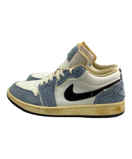 NIKE（ナイキ）NIKE (ナイキ) AIR JORDAN 1 LOW SEAIR JORDAN 1 LOW SE ブルー×ホワイト サイズ:27の古着・服飾アイテム
