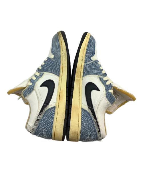 NIKE（ナイキ）NIKE (ナイキ) AIR JORDAN 1 LOW SEAIR JORDAN 1 LOW SE ブルー×ホワイト サイズ:27の古着・服飾アイテム