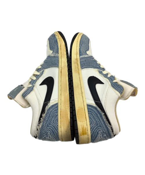 NIKE（ナイキ）NIKE (ナイキ) AIR JORDAN 1 LOW SEAIR JORDAN 1 LOW SE ブルー×ホワイト サイズ:27の古着・服飾アイテム