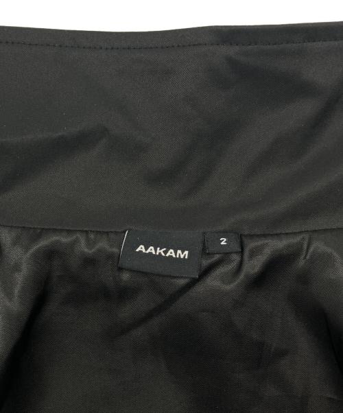 AAKAM（アーカム）AAKAM (アーカム) High-Neck Button Jacket ブラック サイズ:2の古着・服飾アイテム