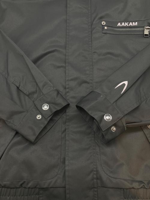 AAKAM（アーカム）AAKAM (アーカム) High-Neck Button Jacket ブラック サイズ:2の古着・服飾アイテム
