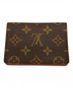 LOUIS VUITTONルイ ヴィトン）の古着「	ポルト2カルト・ヴェルティカル」｜ブラウン