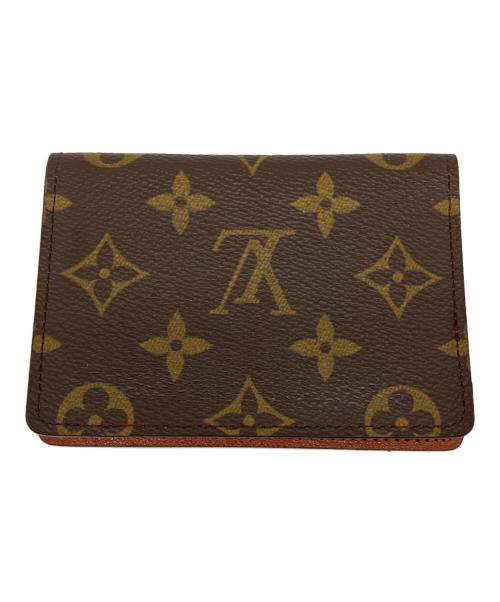 LOUIS VUITTON（ルイ ヴィトン）LOUIS VUITTON (ルイ ヴィトン) 	ポルト2カルト・ヴェルティカル ブラウンの古着・服飾アイテム