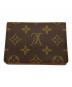 LOUIS VUITTON（ルイ ヴィトン）の古着「	ポルト2カルト・ヴェルティカル」｜ブラウン