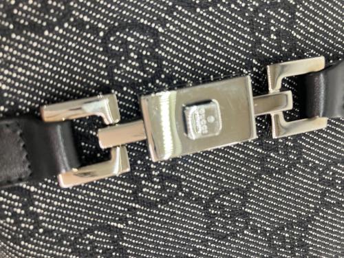 GUCCI（グッチ）GUCCI (グッチ) GG グレー×ブラックの古着・服飾アイテム