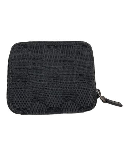 GUCCI（グッチ）GUCCI (グッチ) GG　コインケース グレー×ブラックの古着・服飾アイテム