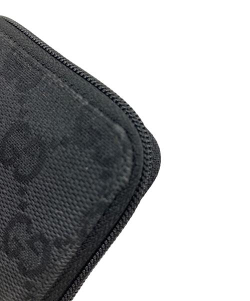 GUCCI（グッチ）GUCCI (グッチ) GG　コインケース グレー×ブラックの古着・服飾アイテム