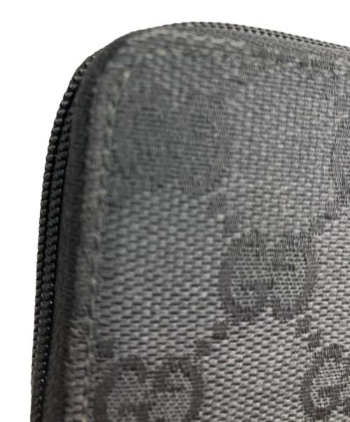 GUCCI（グッチ）GUCCI (グッチ) GG　コインケース グレー×ブラックの古着・服飾アイテム