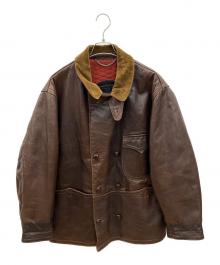ALBINO GARDIN（アルビノガルディン）の古着「レザージャケット　古着」｜ブラウン