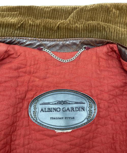 ALBINO GARDIN（アルビノガルディン）ALBINO GARDIN (アルビノガルディン) レザージャケット　古着 ブラウン サイズ:不明の古着・服飾アイテム