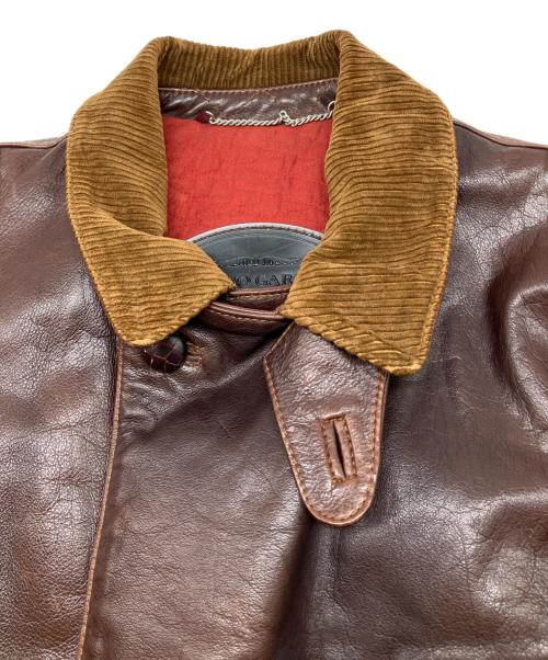 ALBINO GARDIN（アルビノガルディン）ALBINO GARDIN (アルビノガルディン) レザージャケット　古着 ブラウン サイズ:不明の古着・服飾アイテム