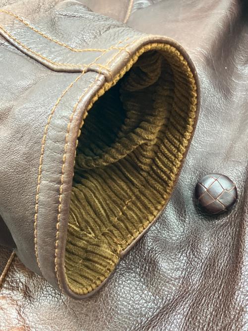 ALBINO GARDIN（アルビノガルディン）ALBINO GARDIN (アルビノガルディン) レザージャケット　古着 ブラウン サイズ:不明の古着・服飾アイテム