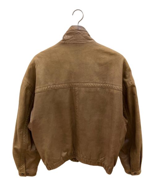 PROGETTO（プロジェット）PROGETTO (プロジェット) レザージャケット　古着 ブラウン サイズ:50の古着・服飾アイテム