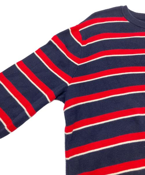 POLO RALPH LAUREN（ポロ・ラルフローレン）POLO RALPH LAUREN (ポロ・ラルフローレン) ニット ネイビー×レッド サイズ:XLの古着・服飾アイテム