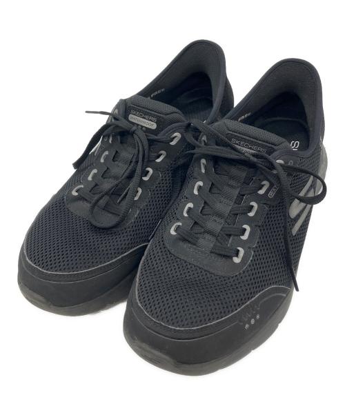 SKECHERS（スケッチャーズ）SKECHERS ローカットスニーカー　Slip-ins GO WALK FLEX 100% WATERPROOF(スリップインズ ゴー ウォーク フレックス 100% ウォータープルーフ) ブラック サイズ:26.5cmの古着・服飾アイテム